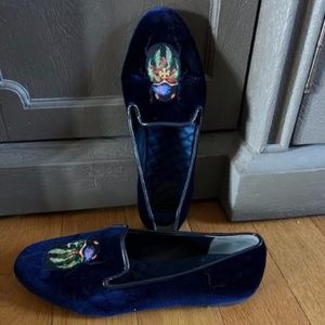 Tory Burch Velvet Slippers